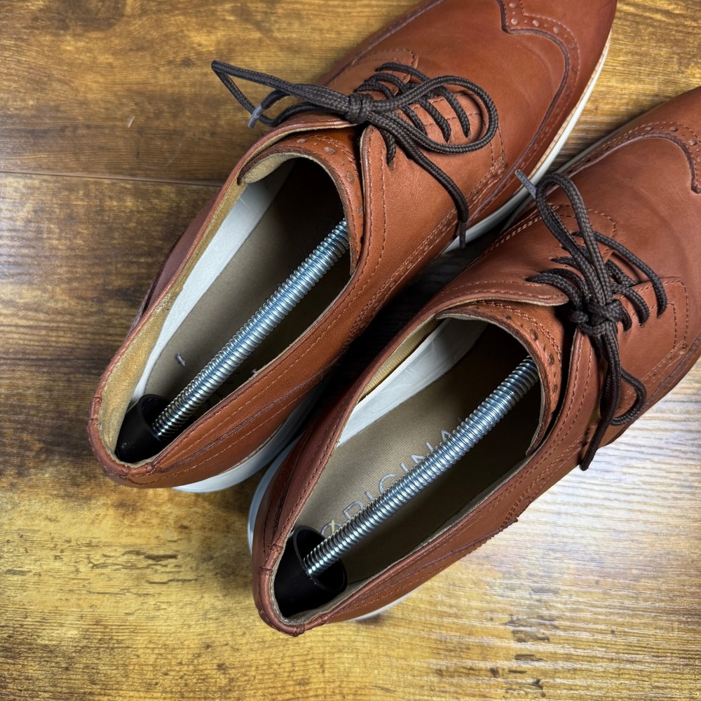 Cole Haan Original Grand C26471 Brown Leather Wingtip Oxford Mens Size 12M - Picture 5 of 7